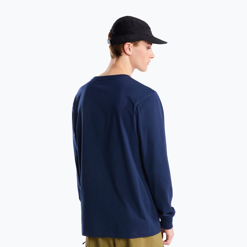Longsleeve trekkingowy męski The North Face Evolution Simple Dome Regular LS Tee summit navy 3