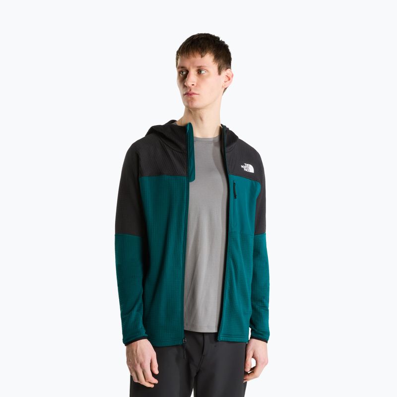 Kurtka męska The North Face Polartec Powergrid Stormgap Hoodie Pacific Teal/Tnf Black 4
