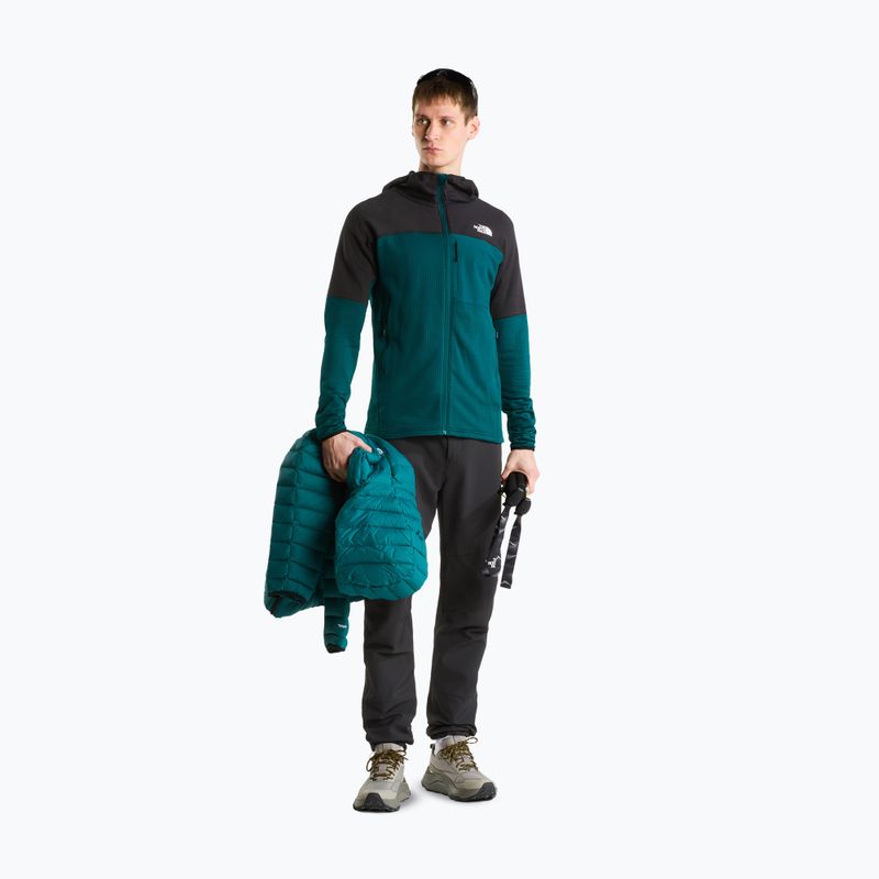 Kurtka męska The North Face Polartec Powergrid Stormgap Hoodie Pacific Teal/Tnf Black 2