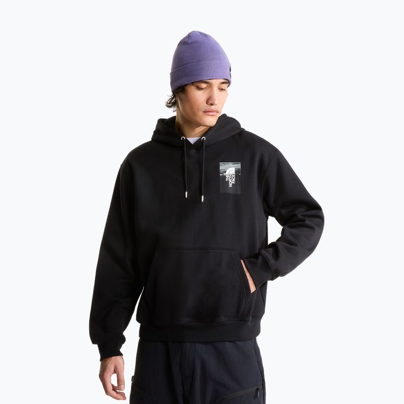 Bluza męska The North Face Apex '75 Collage Relaxed Hoodie tnf black