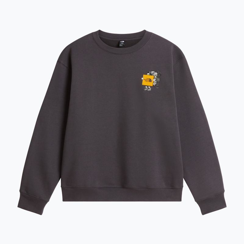 Bluza The North Face Gear Up Get Out RLX SS Tee Graphic anthracite grey 4