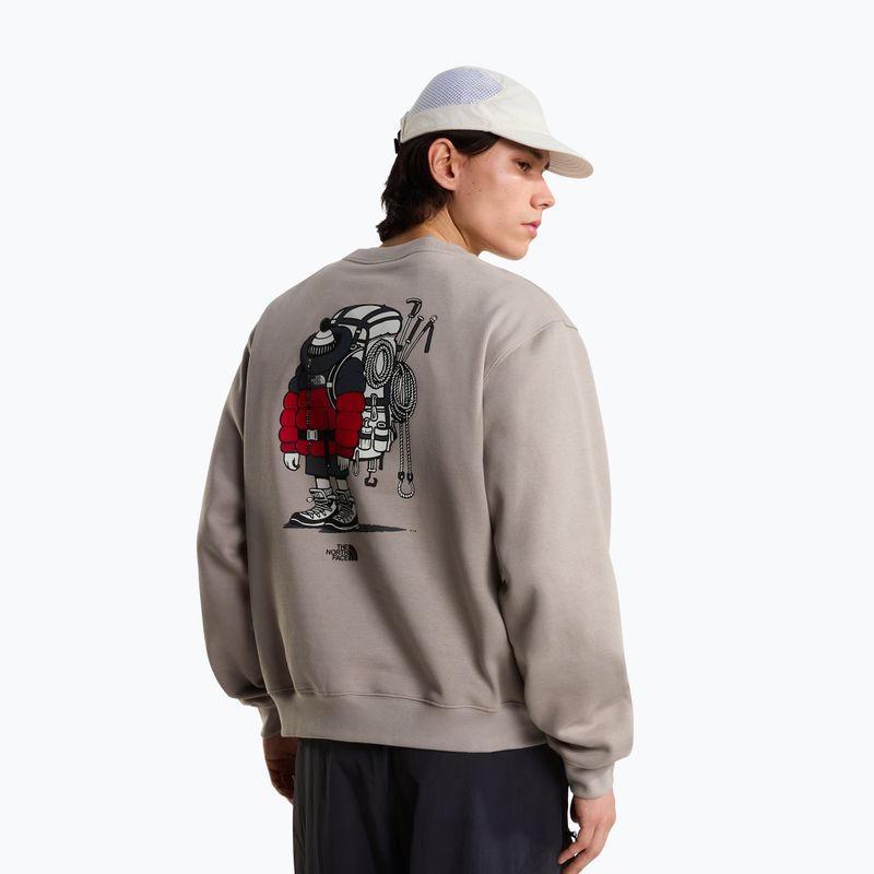 Bluza The North Face Gear Up Get Out RLX SS Tee Graphic stone slab 3