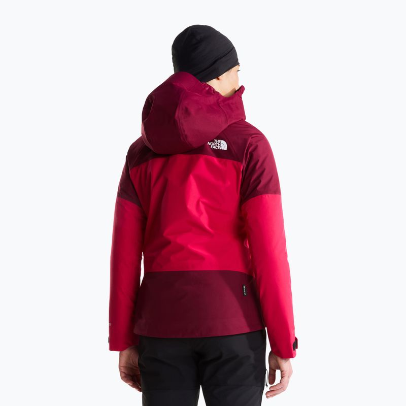 Kurtka przeciwdeszczowa damska The North Face Gtx Jazzi lali guran/burgundy cru 3