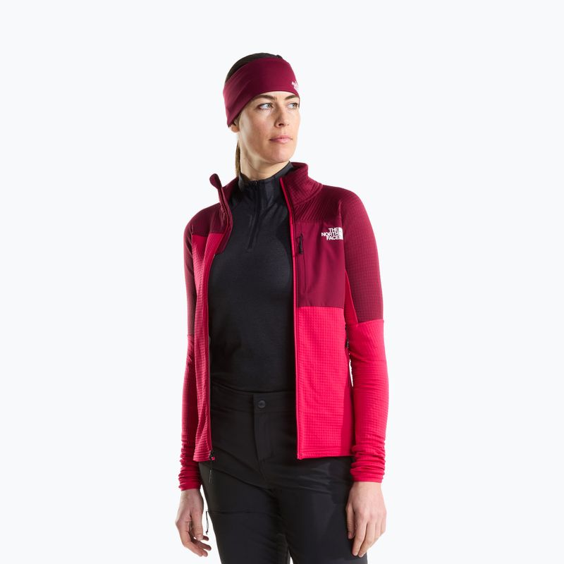 Kurtka damska The North Face Polartec Stormgap lali guran/burgundy cru 4