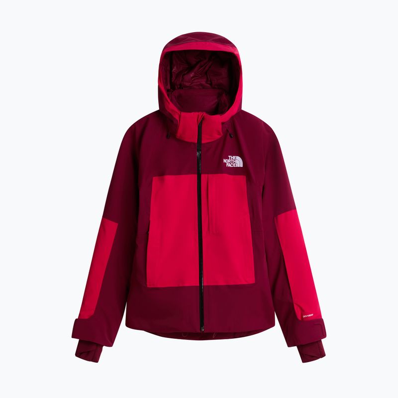 Kurtka narciarska damska The North Face Lenado lali guran/burgundy cru 4