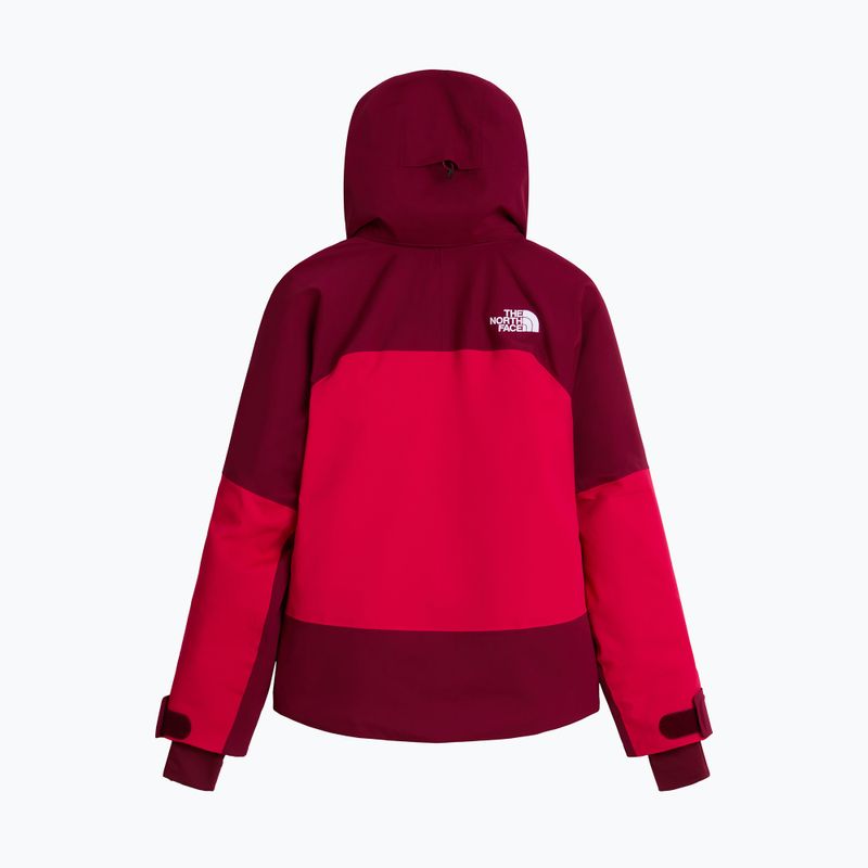 Kurtka narciarska damska The North Face Lenado lali guran/burgundy cru 5