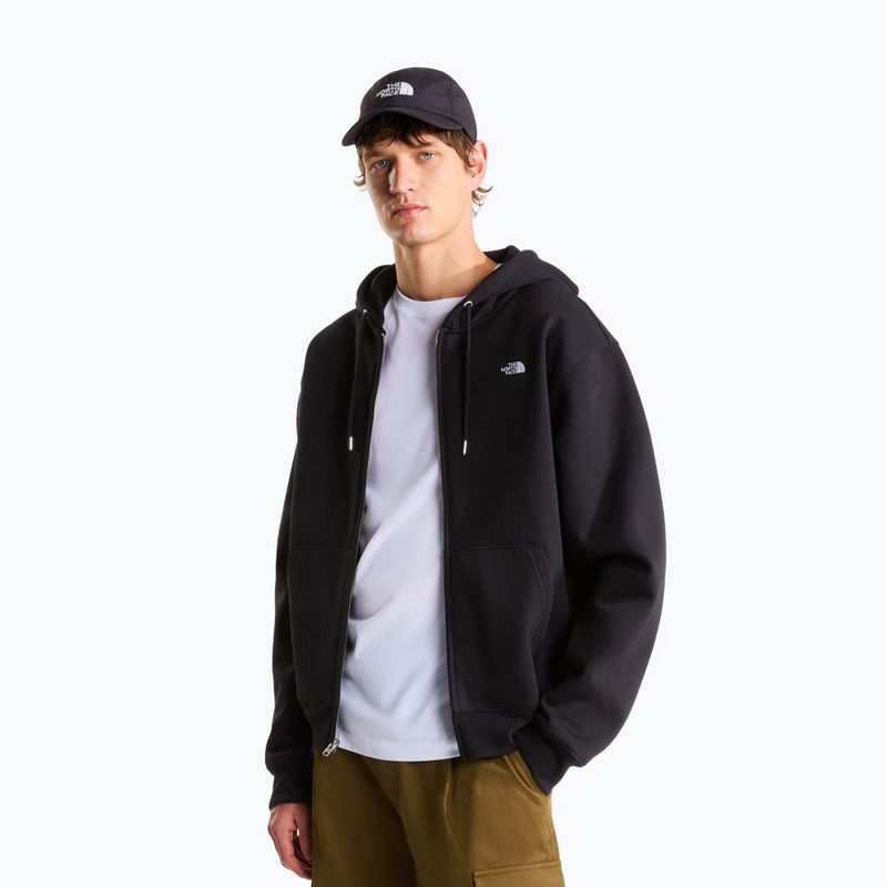 Bluza męska The North Face Essential Simple Dome RLX Full Zip tnf black 4