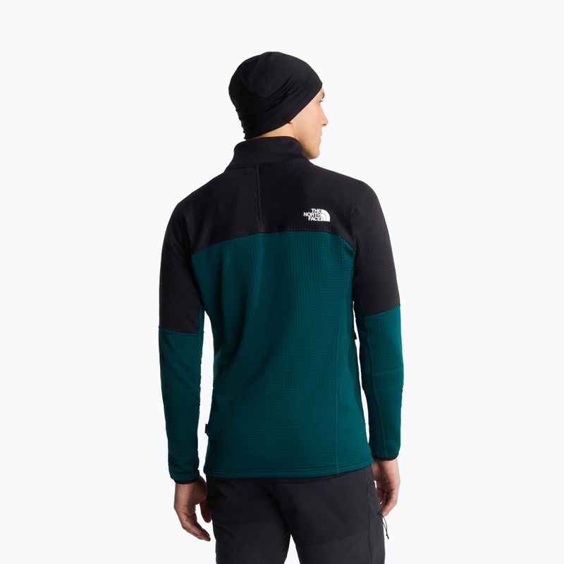 Bluza trekkingowa męska The North Face Polartec Powergrid Stormgap pacific teal/tnf black 3