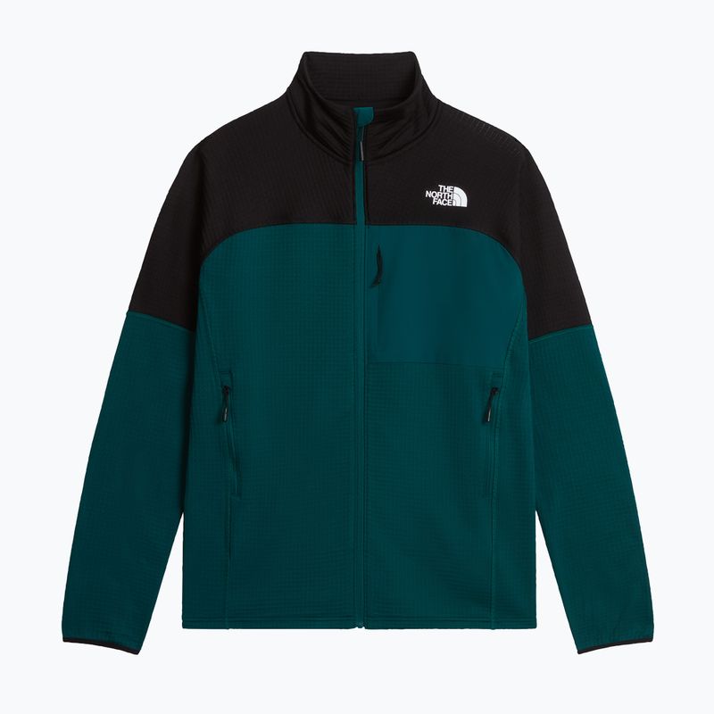 Bluza trekkingowa męska The North Face Polartec Powergrid Stormgap pacific teal/tnf black 5
