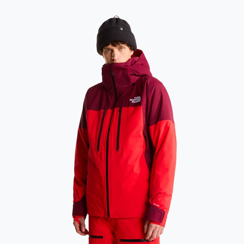Kurtka narciarska męska The North Face Chakal elevation red/burgundy