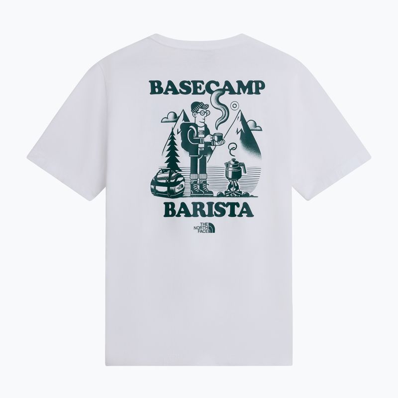 Koszulka męska The North Face Basecamp Barista Rlx tnf white/pacific teal 5