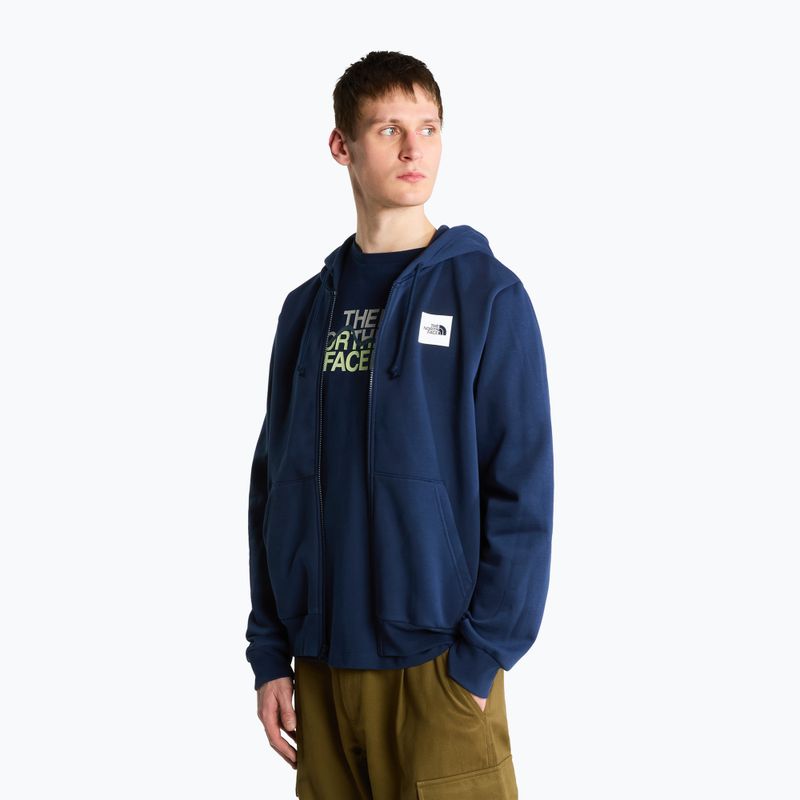 Bluza męska The North Face Evo Box Half Dome Regular Full Zip Hoodie summit navy 4