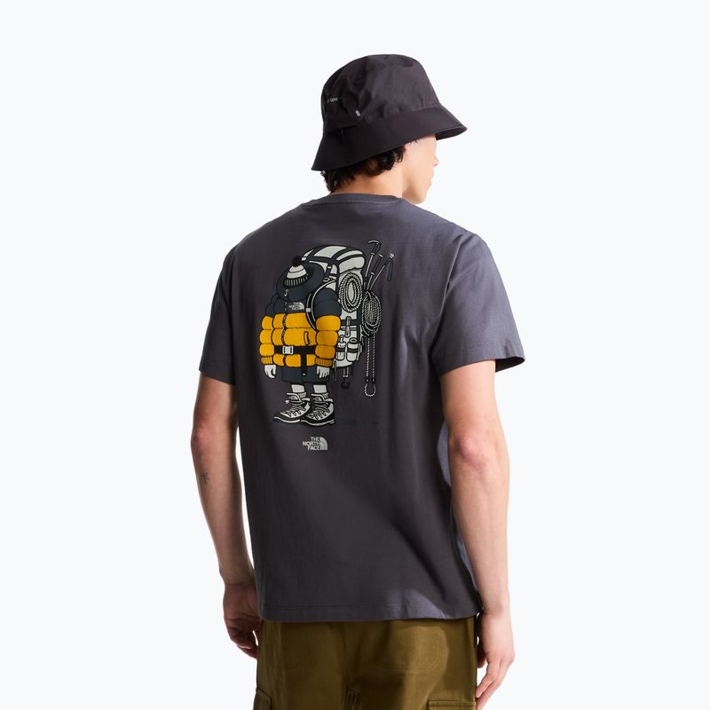 Koszulka The North Face Gear Up Get Out RLX SS Tee Graphic anthracite grey 3
