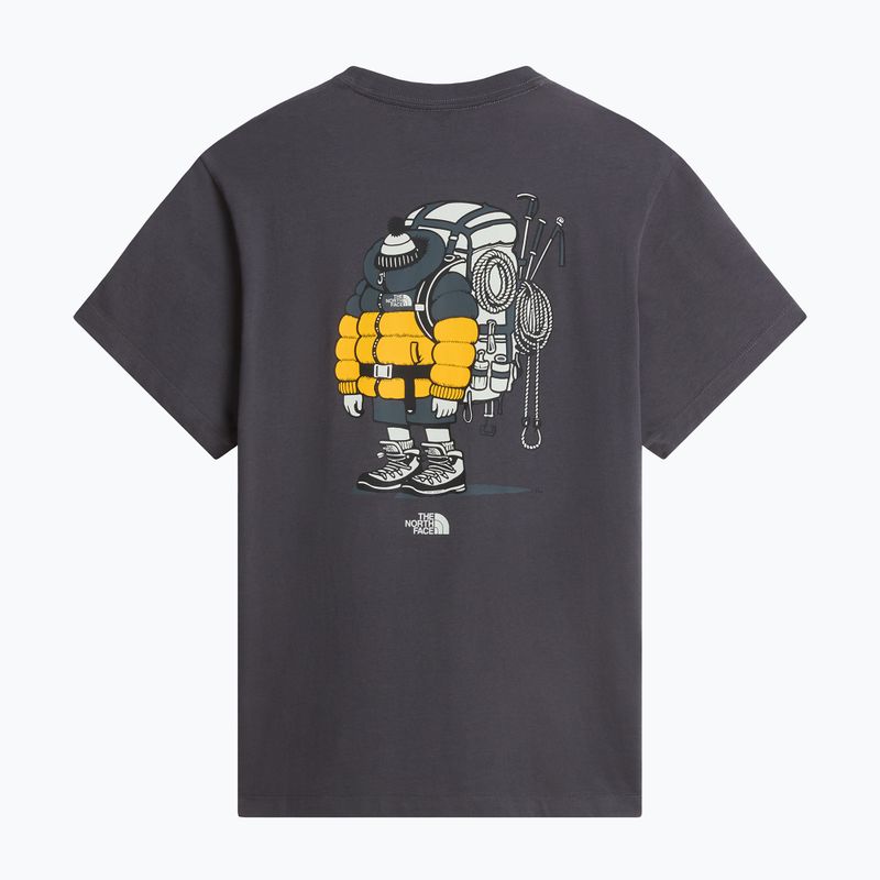 Koszulka The North Face Gear Up Get Out RLX SS Tee Graphic anthracite grey 5