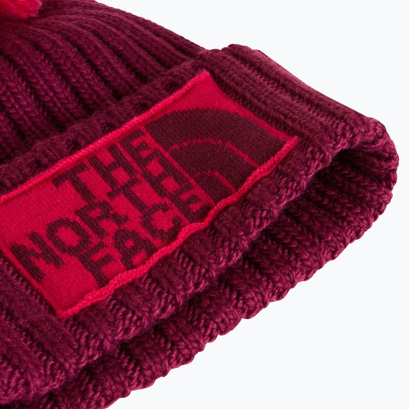 Czapka zimowa The North Face Heritage Ski Tuke burgundy crush 2