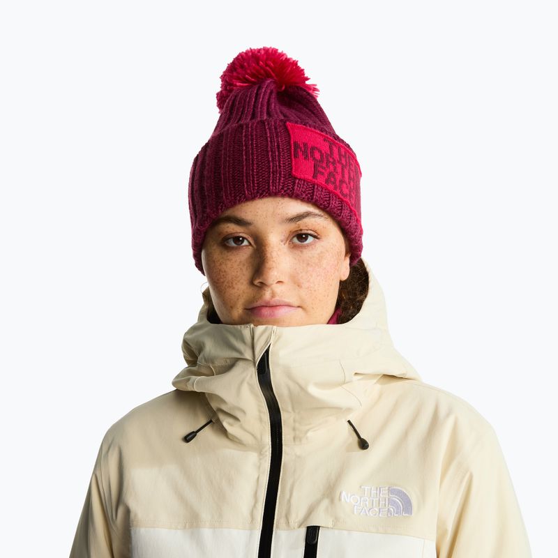 Czapka zimowa The North Face Heritage Ski Tuke burgundy crush 3