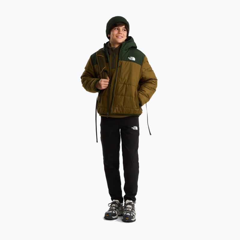 Kurtka ocieplana dziecięca The North Face Reversible Shasta FZ Hooded caraway seed/bo 2
