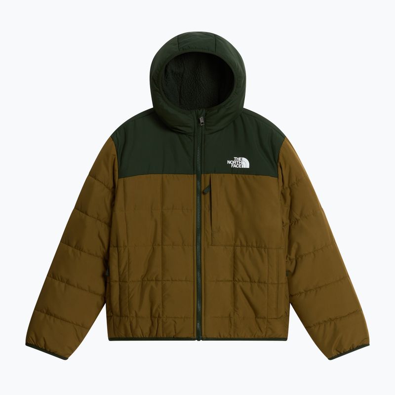 Kurtka ocieplana dziecięca The North Face Reversible Shasta FZ Hooded caraway seed/bo 6