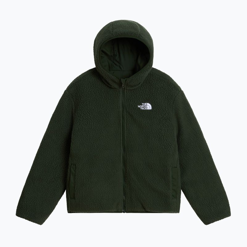 Kurtka ocieplana dziecięca The North Face Reversible Shasta FZ Hooded caraway seed/bo 8