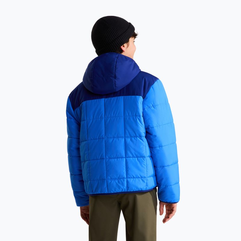 Kurtka ocieplana dziecięca The North Face Reversible Shasta FZ Hooded active blue/bol 3