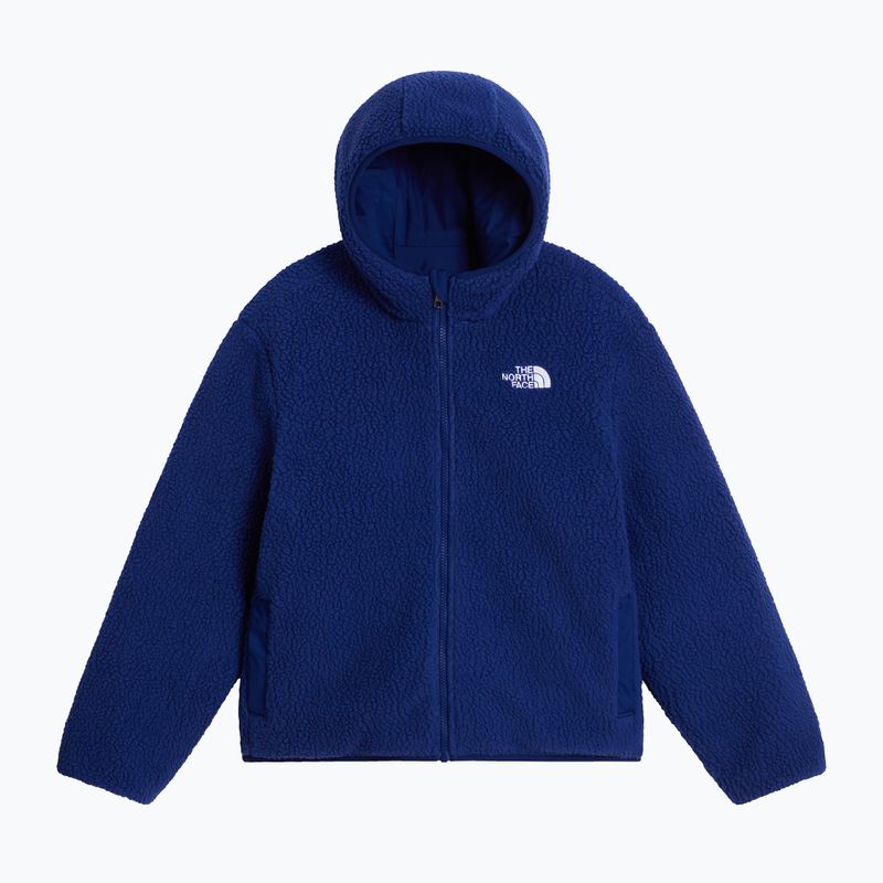 Kurtka ocieplana dziecięca The North Face Reversible Shasta FZ Hooded active blue/bol 8