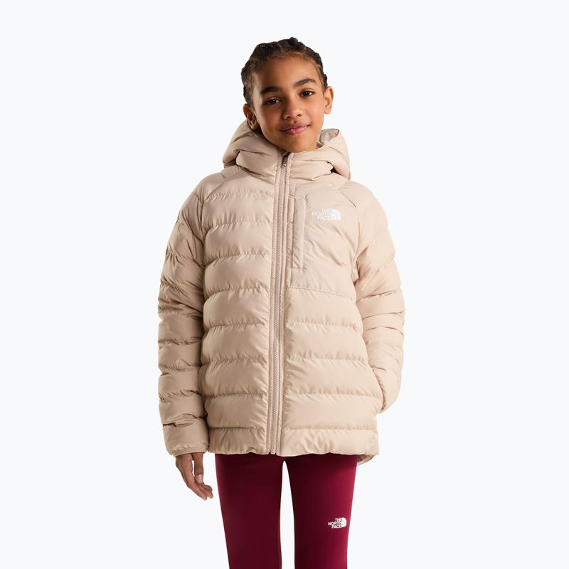 Kurtka ocieplana dziecięca The North Face Reversible Perrito Hooded timeless taupe