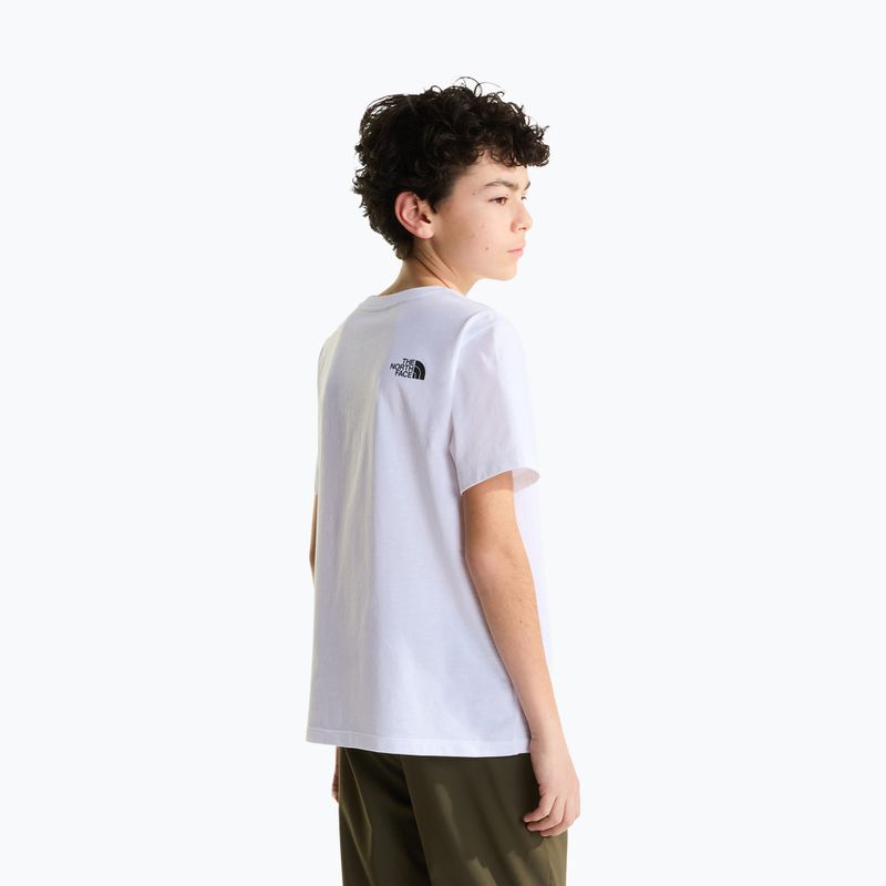 Koszulka dziecięca The North Face Evolution Half Dome SS Tee tnf white 3