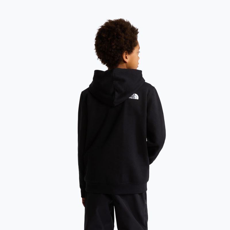 Bluza dziecięca The North Face Essential Drew Peak Hoodie tnf black 5