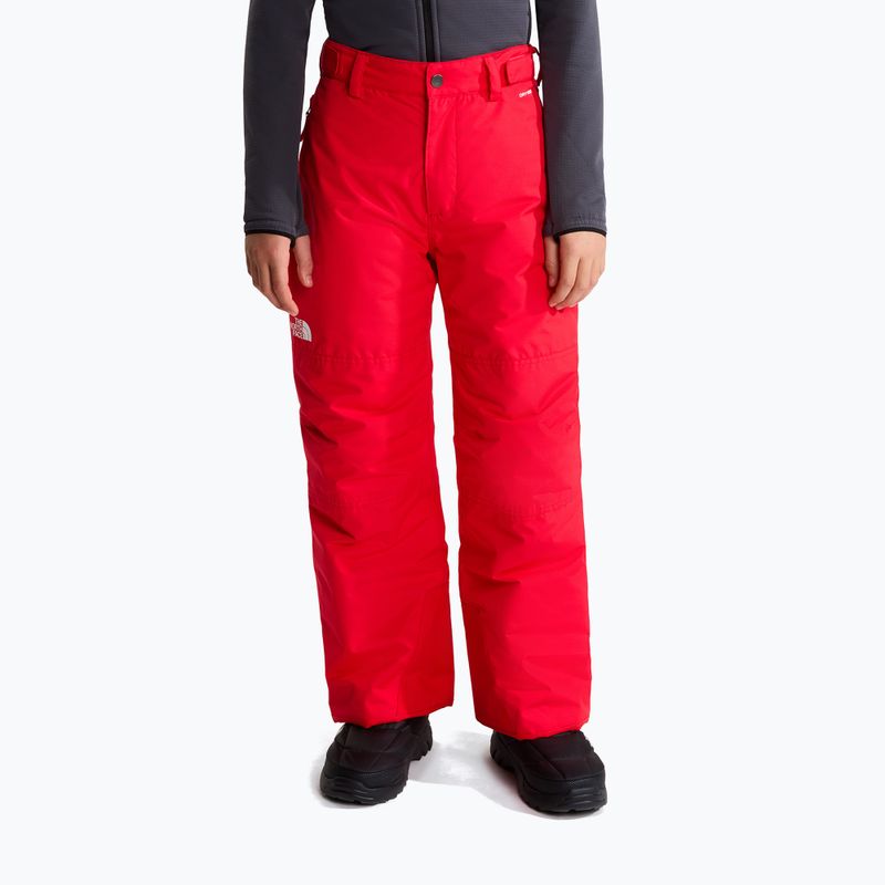 Spodnie narciarskie dziecięce The North Face Freedom Insulated elevation red