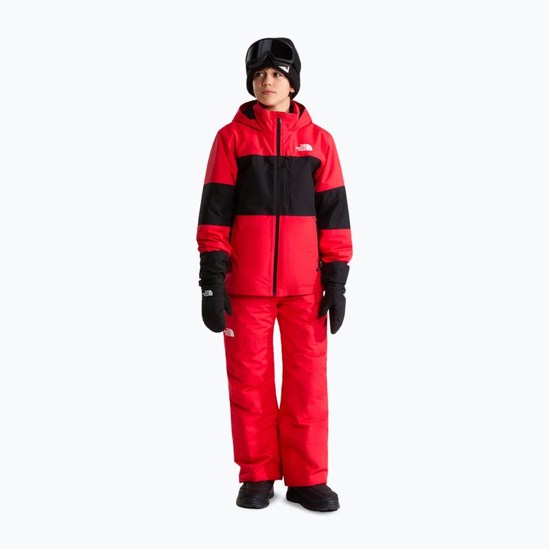 Spodnie narciarskie dziecięce The North Face Freedom Insulated elevation red 2