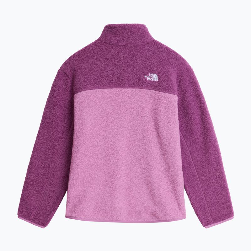 Bluza polarowa dziecięca The North Face Yumiori 1/4 Zip hushed lavender 2