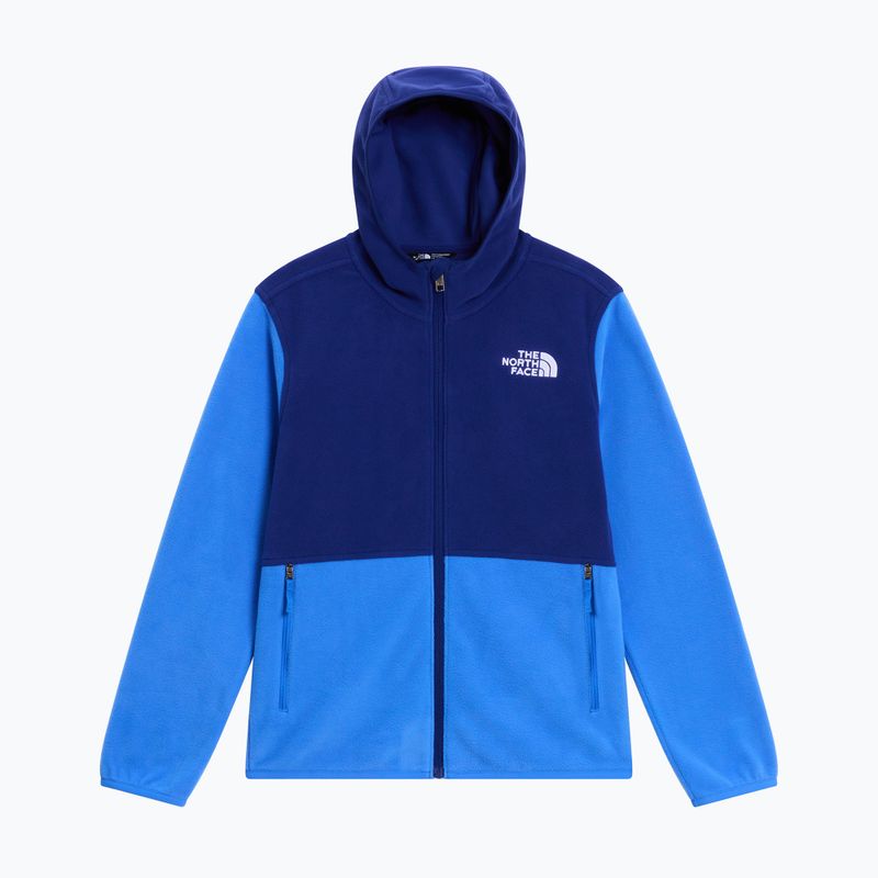 Bluza polarowa dziecięca The North Face Teen Glacier Full Zip Hoodie bold blue/activ blue 5