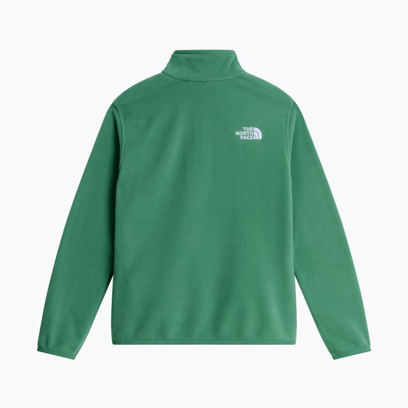 Bluza polarowa dziecięca The North Face Teen Glacier 1/4 Zip dimmed algae 5