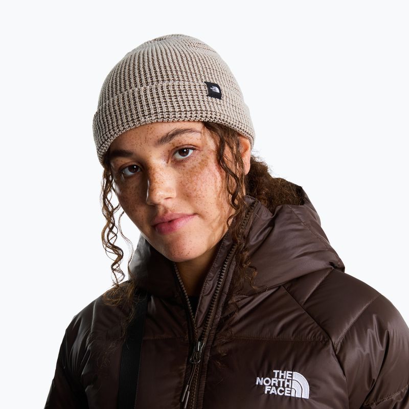 Czapka zimowa The North Face Fisherman Beanie timeless taupe 3