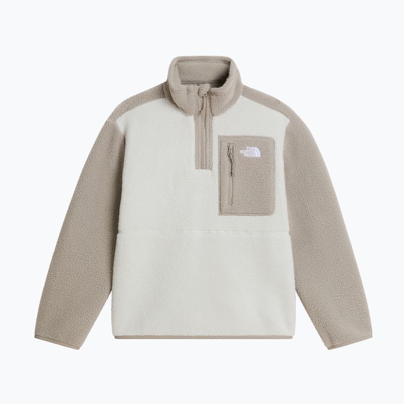 Bluza polarowa dziecięca The North Face Yumiori 1/4 Zip cumulus cloud/s