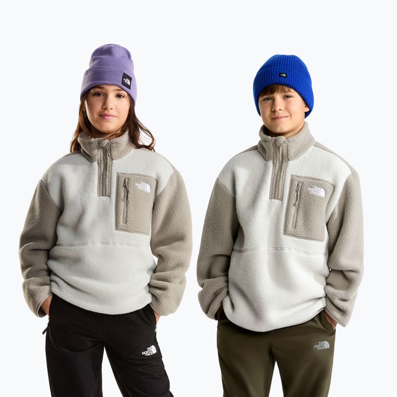 Bluza polarowa dziecięca The North Face Yumiori 1/4 Zip cumulus cloud/s 3