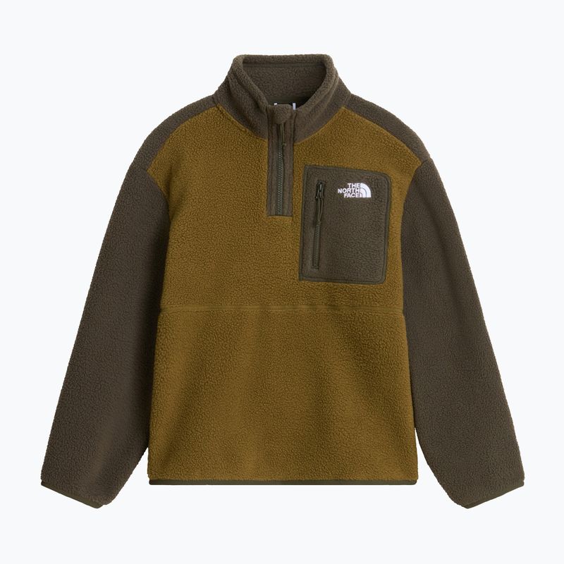 Bluza polarowa dziecięca The North Face Yumiori 1/4 Zip caraway seed/ne