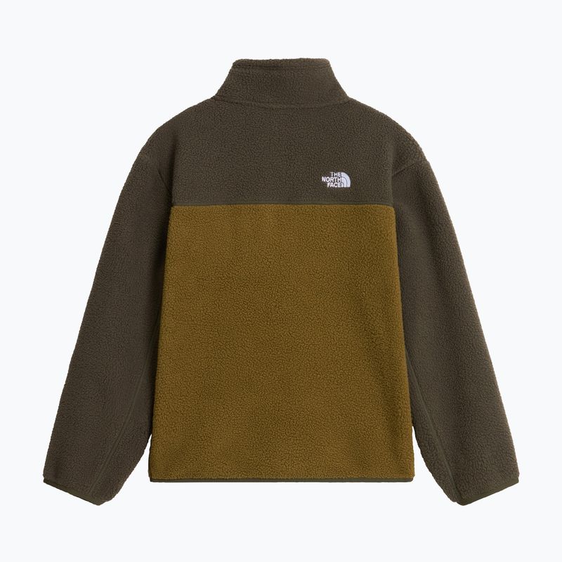 Bluza polarowa dziecięca The North Face Yumiori 1/4 Zip caraway seed/ne 2