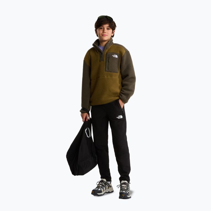Bluza polarowa dziecięca The North Face Yumiori 1/4 Zip caraway seed/ne 4