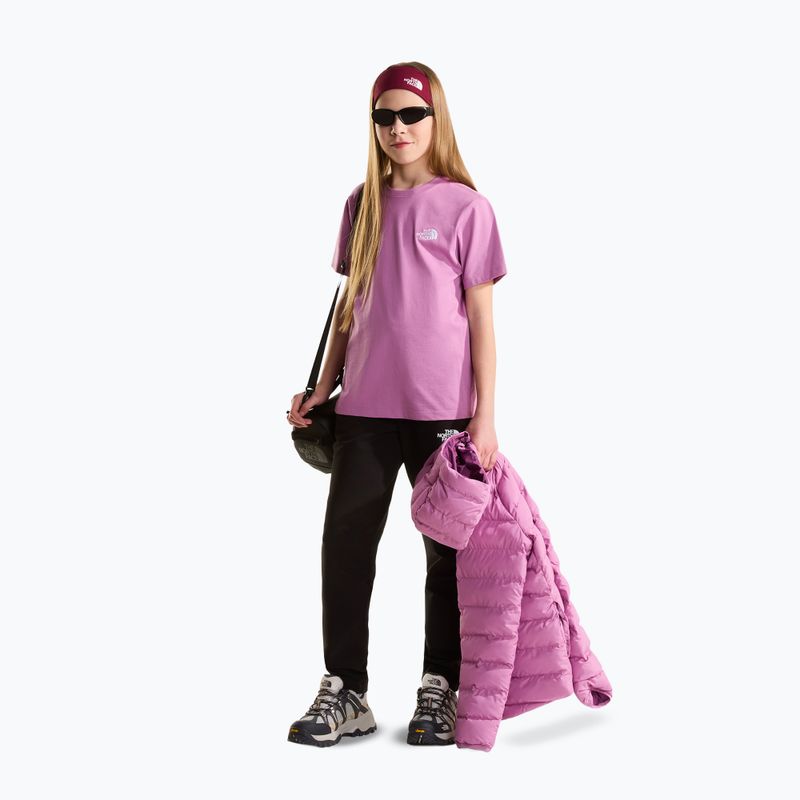 Koszulka dziecięca The North Face Evolution Simple Dome SS Tee hushed lavender 2
