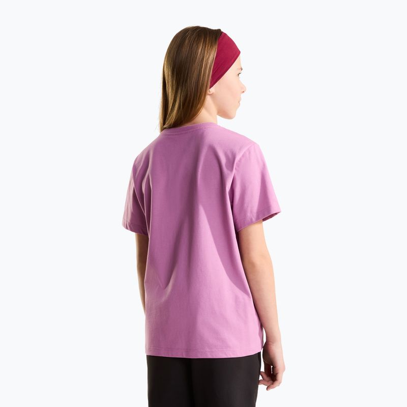 Koszulka dziecięca The North Face Evolution Simple Dome SS Tee hushed lavender 3