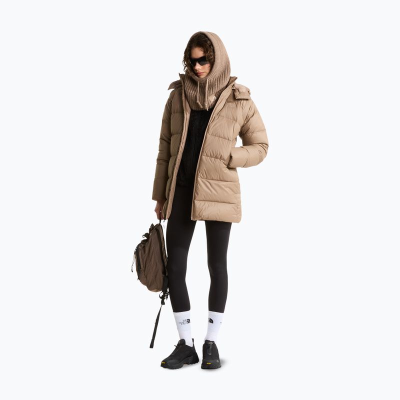 Płaszcz puchowy damski The North Face Hydrenalite City Down Hooded garnet 2