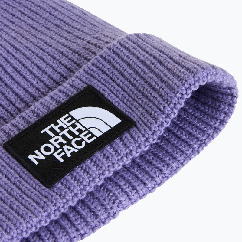 Czapka zimowa The North Face Logo Box Cuffed grounded plum 2