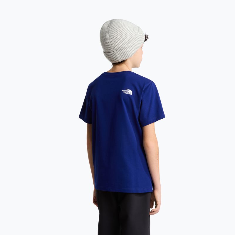 Koszulka dziecięca The North Face Evolution Half Dome SS Tee bold blue 5