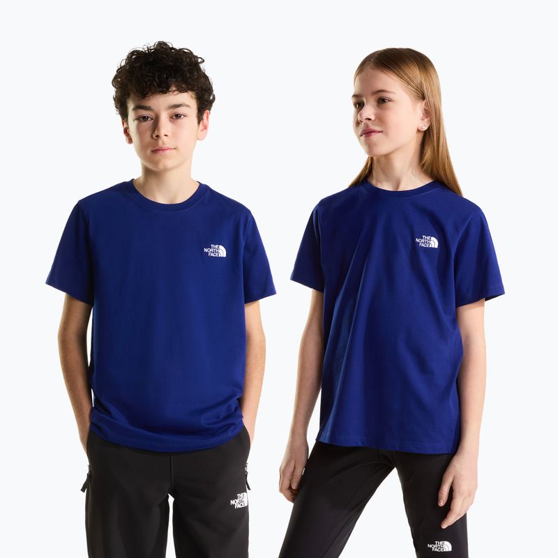 Koszulka dziecięca The North Face Evolution Simple Dome SS Tee bold blue 3