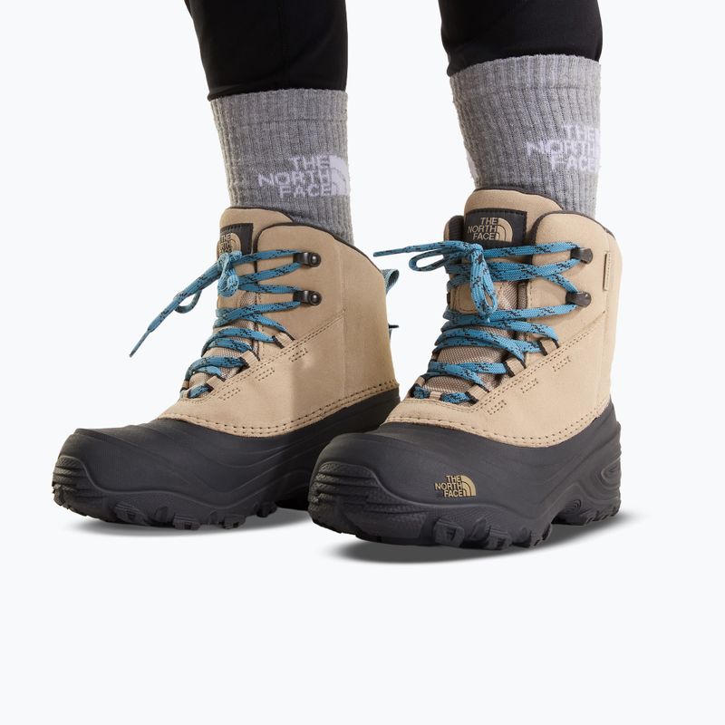Śniegowce dziecięce The North Face Chilkat V Lace Wp timeless taupe/pale teal 5