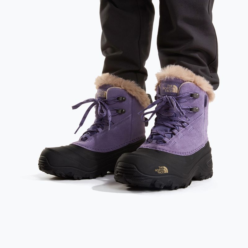 Śniegowce dziecięce The North Face Shellista V Lace Wp grounded plum/endless dus 5