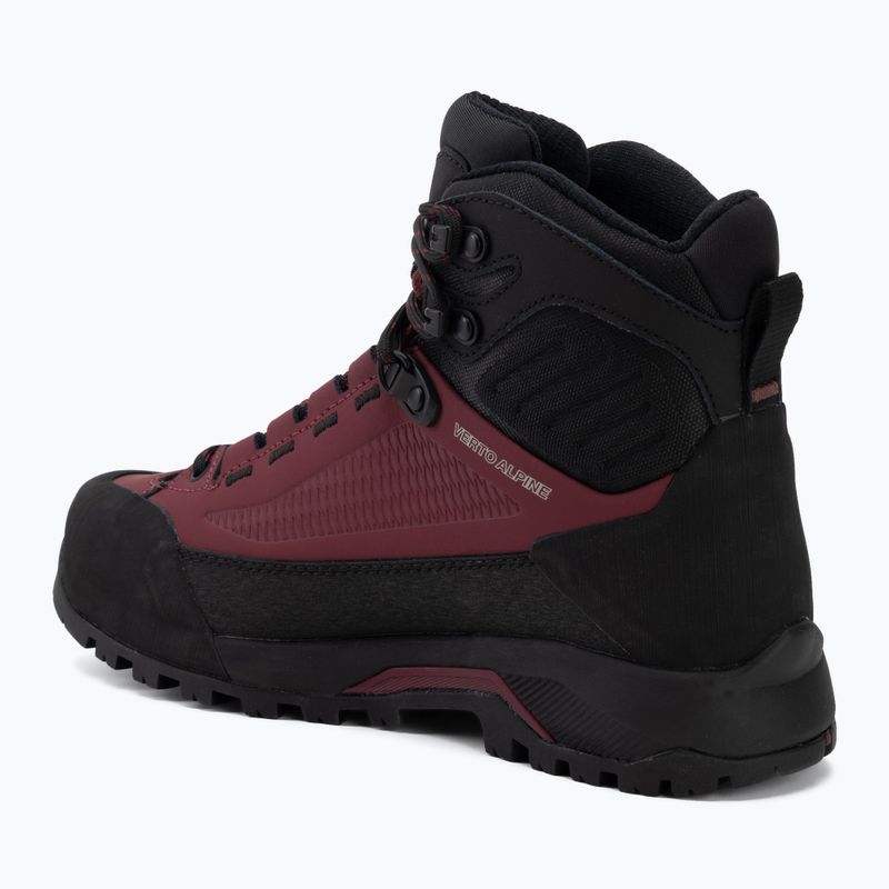 Buty podejściowe damskie The North Face Verto Alpine Mid GTX burgundy crush/tnf black 3
