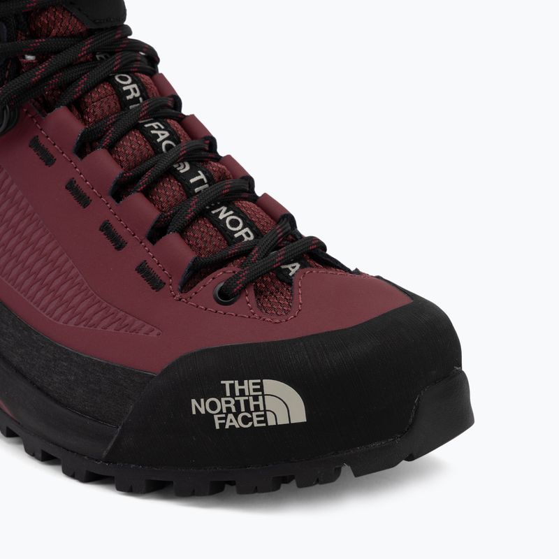 Buty podejściowe damskie The North Face Verto Alpine Mid GTX burgundy crush/tnf black 7