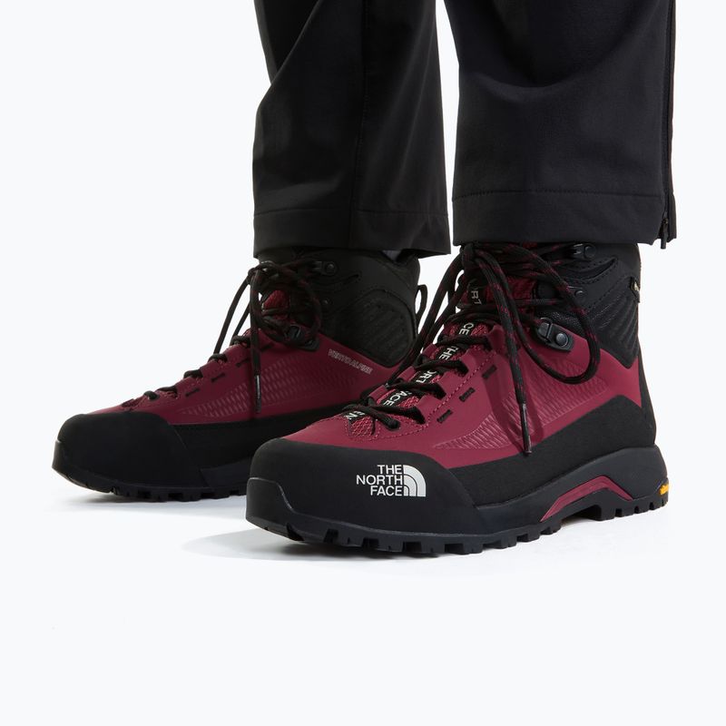 Buty podejściowe damskie The North Face Verto Alpine Mid GTX burgundy crush/tnf black 5